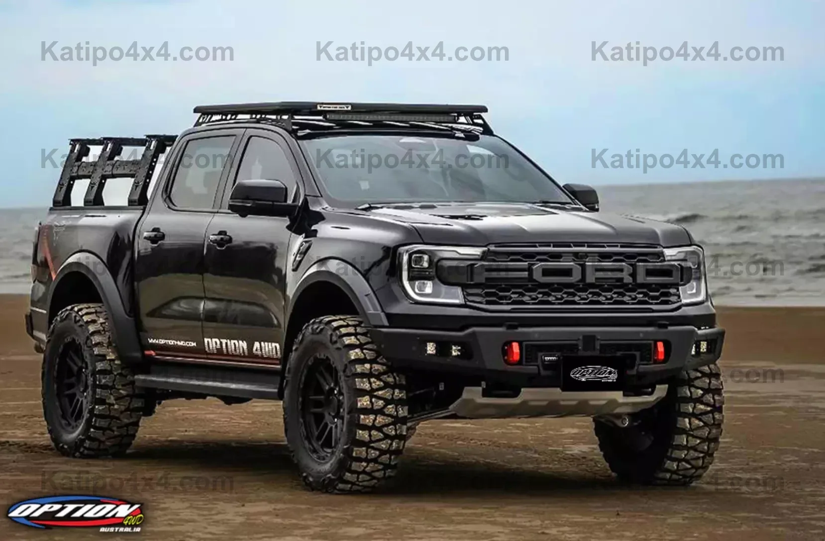 NEXT-GEN - OPTION4WD 6-LEG TENT RACK ( RANGER & RAPTOR ) – KATIPO 4X4™