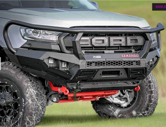 ARMANDO - Hoop Spartan Bull Bar to Suit Ford Ranger PX 2015-2022