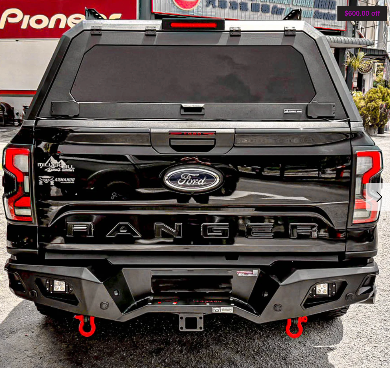 ARMANDO - Ultimate Rear Bar to suit Ford Ranger Next-Gen 2022+