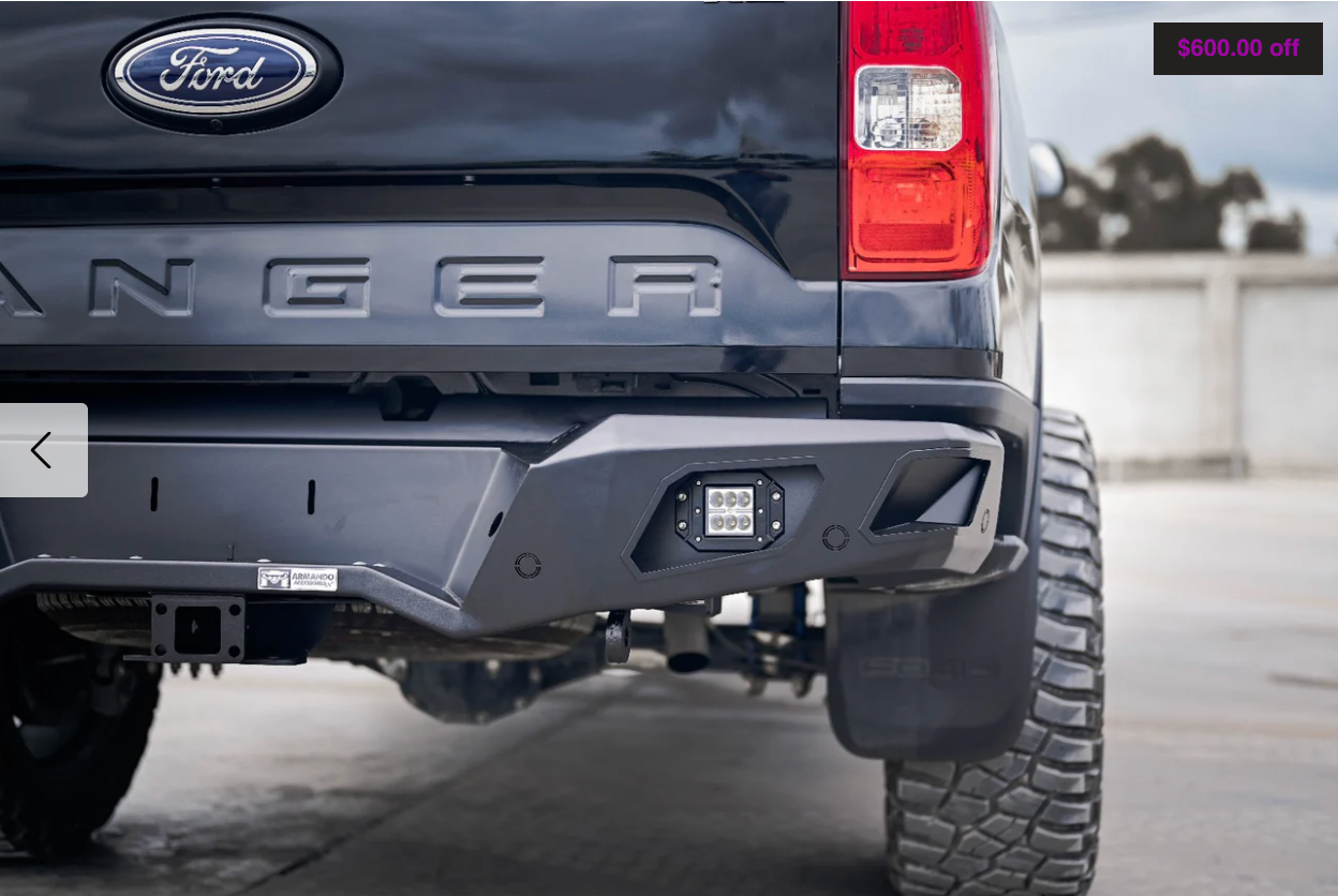 ARMANDO - Ultimate Rear Bar to suit Ford Ranger Next-Gen 2022+