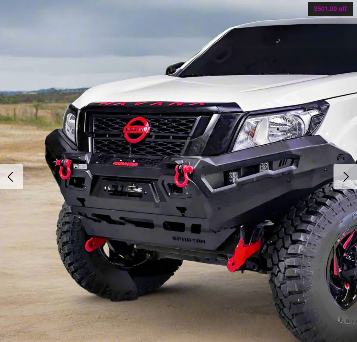 ARMANDO - Spartan Bull Bar to Suit Nissan Navara NP300 2015-2020 V.1