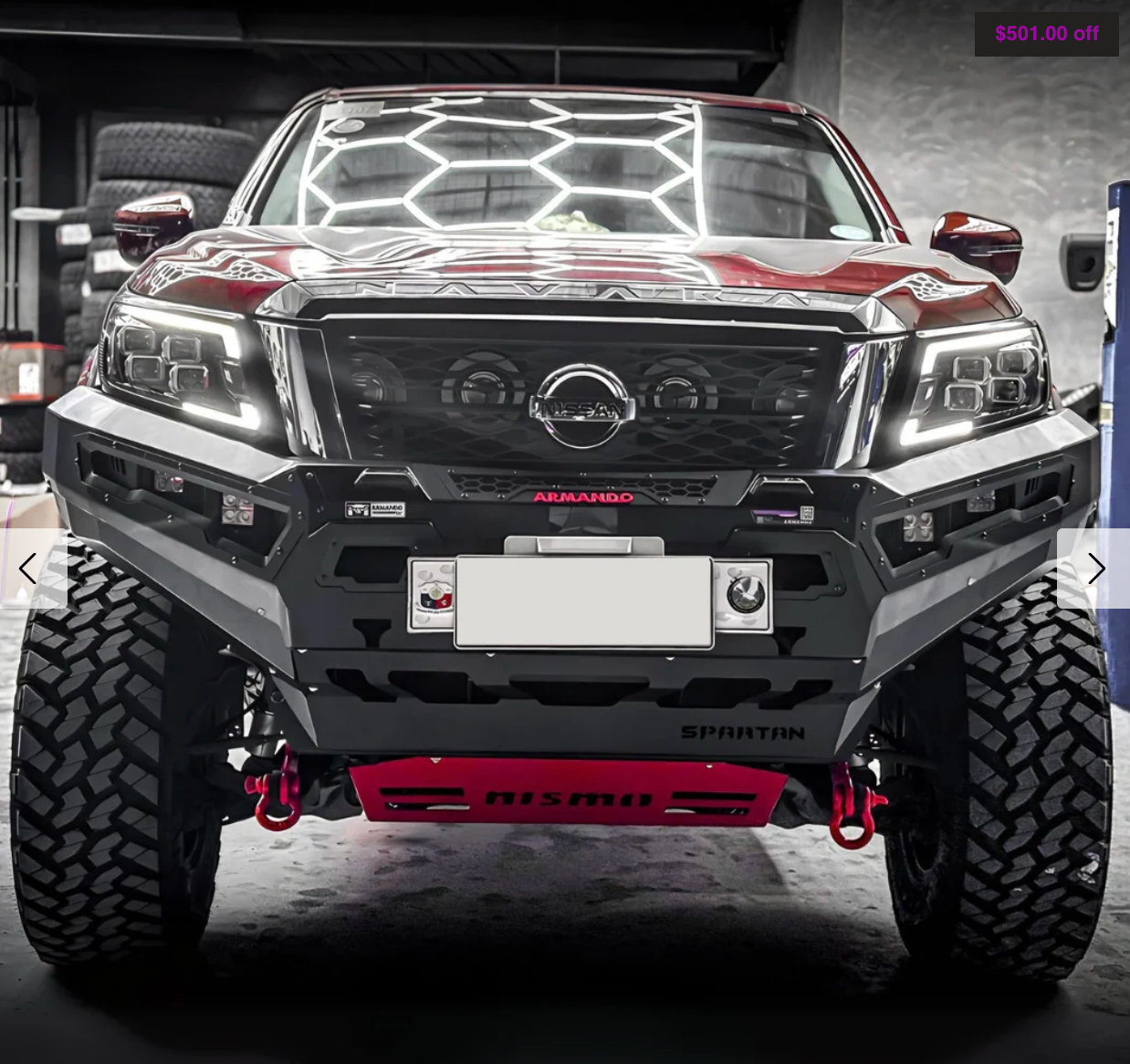 ARMANDO - Spartan Bull Bar to Suit Nissan Navara NP300 2020+