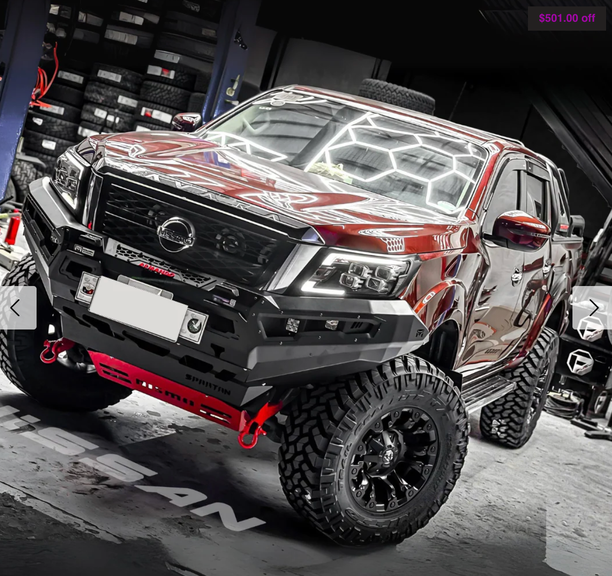 ARMANDO - Spartan Bull Bar to Suit Nissan Navara NP300 2020+