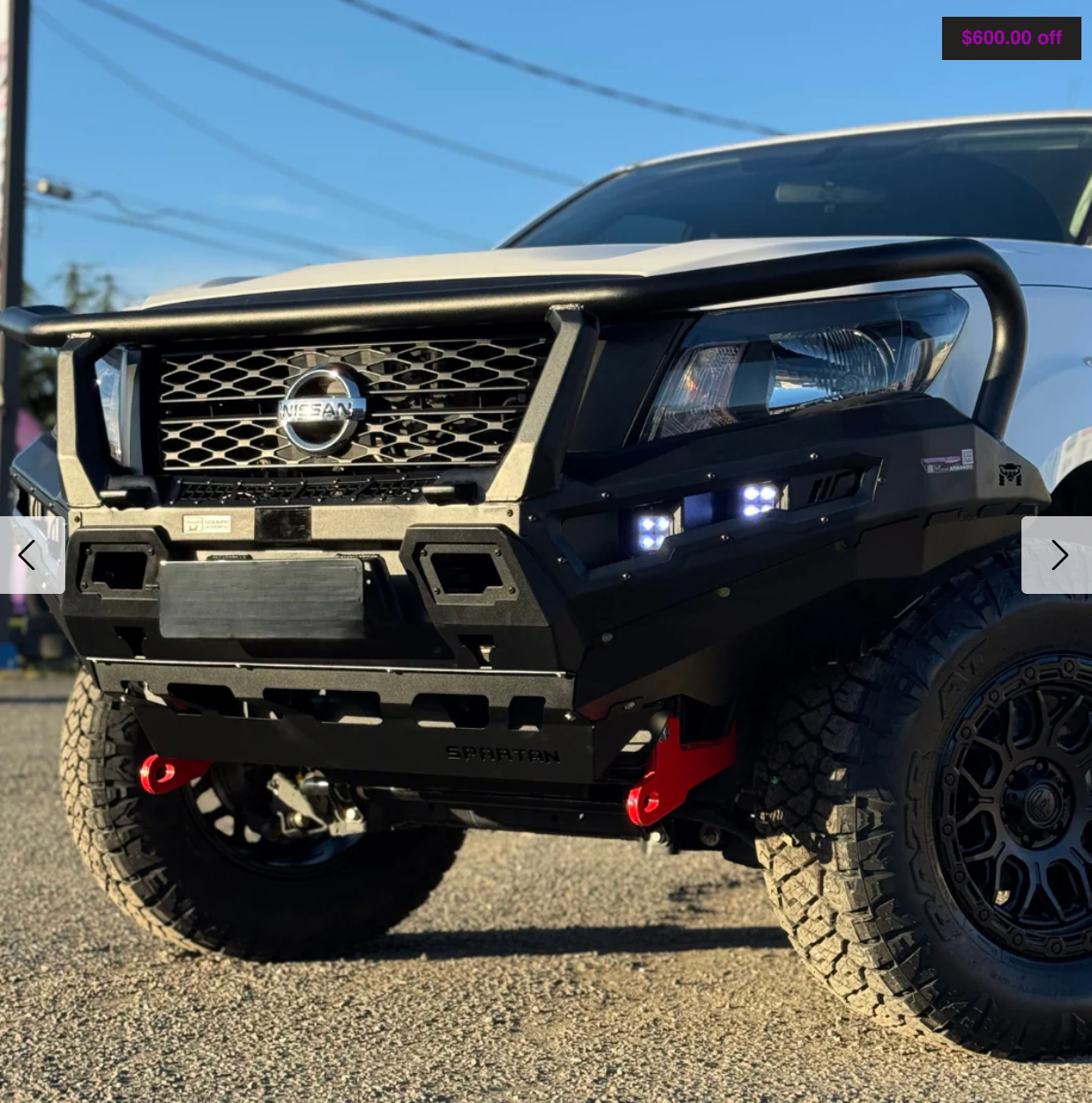 ARMANDO - Spartan Hoop Bull Bar to Suit Nissan Navara NP300 2015-Current
