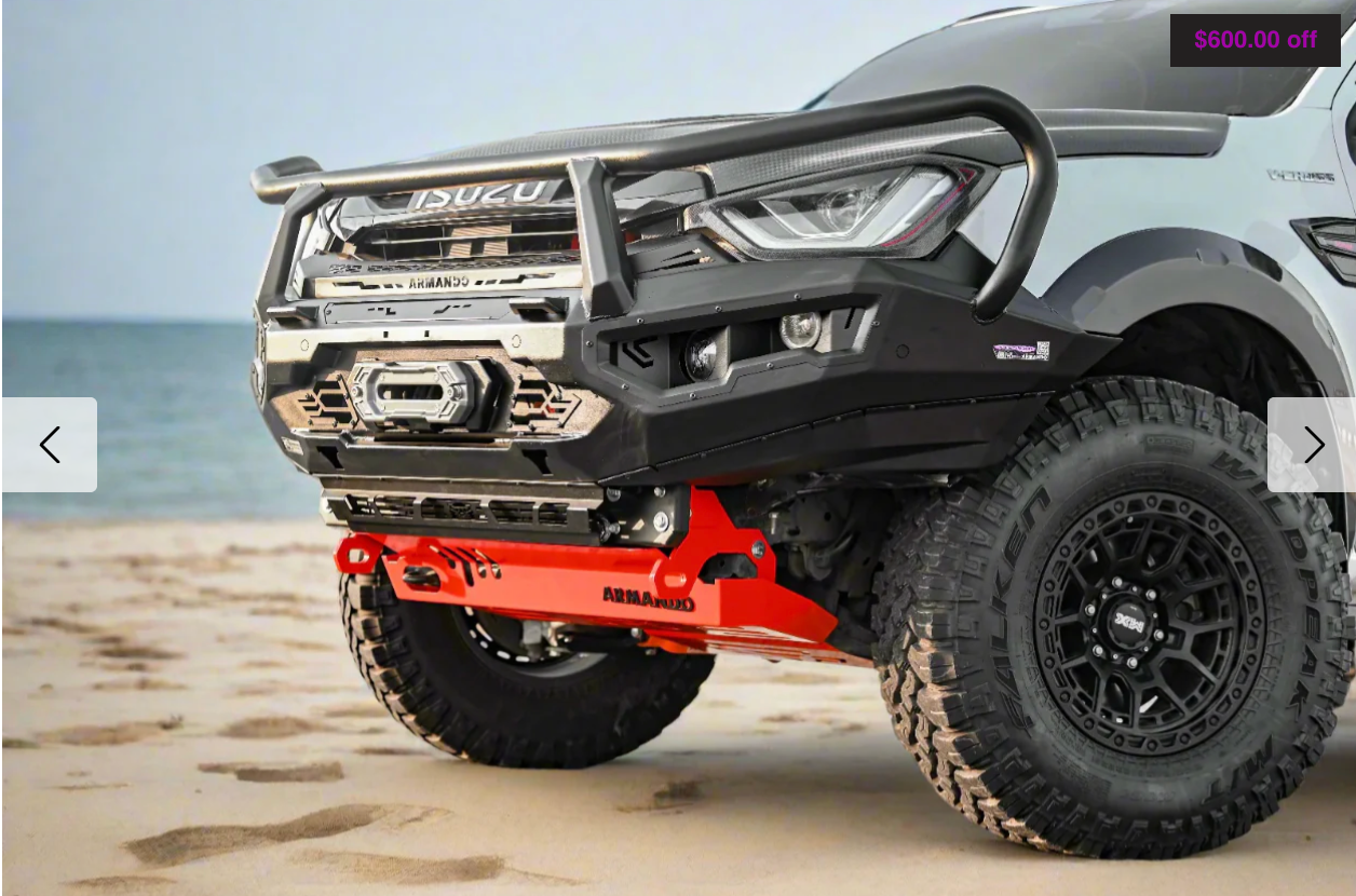 ARMANDO - Spartan Hoop Bull Bar to Suit Isuzu D-max 2021 - 2023+