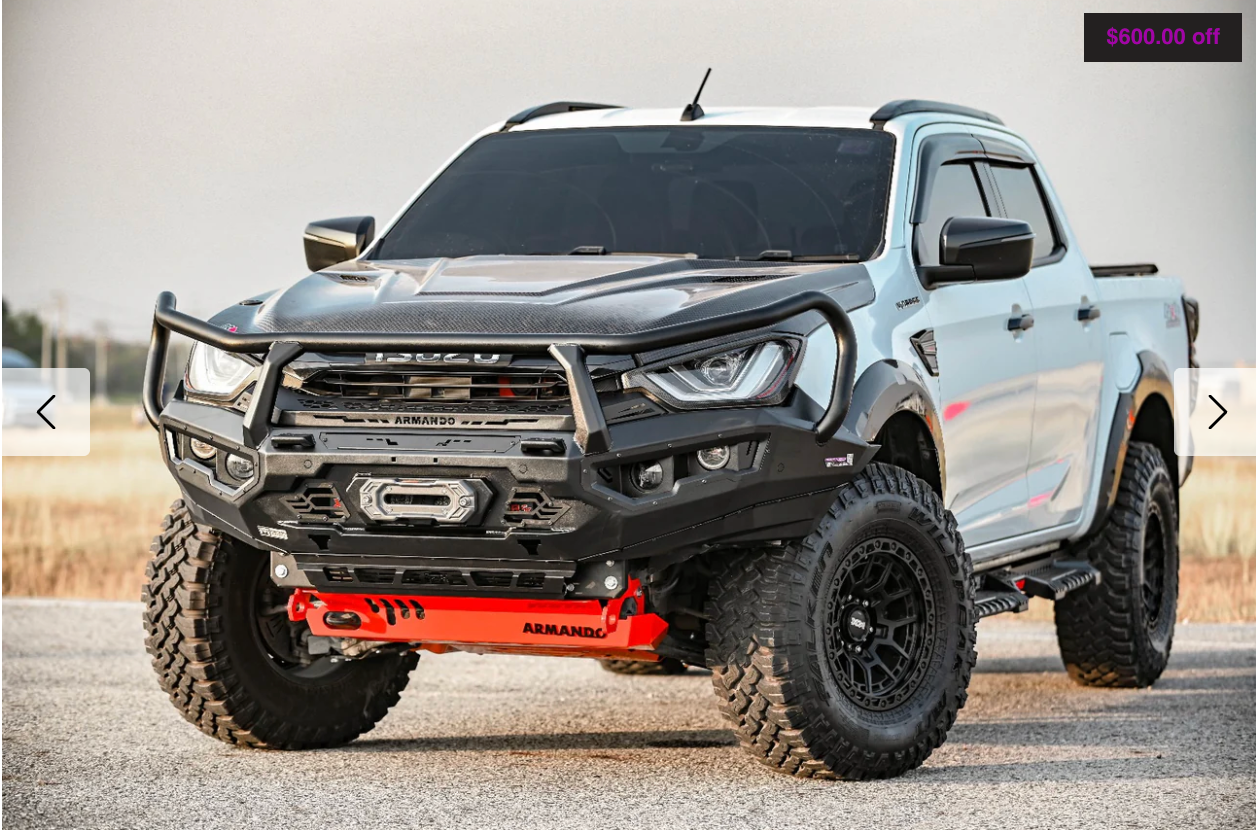 ARMANDO - Spartan Hoop Bull Bar to Suit Isuzu D-max 2021 - 2023+