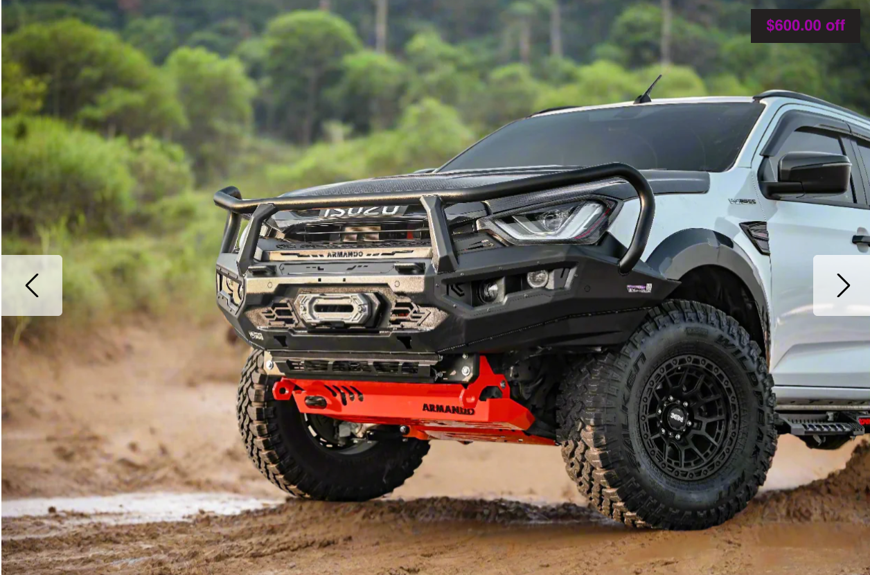ARMANDO - Spartan Hoop Bull Bar to Suit Isuzu D-max 2021 - 2023+