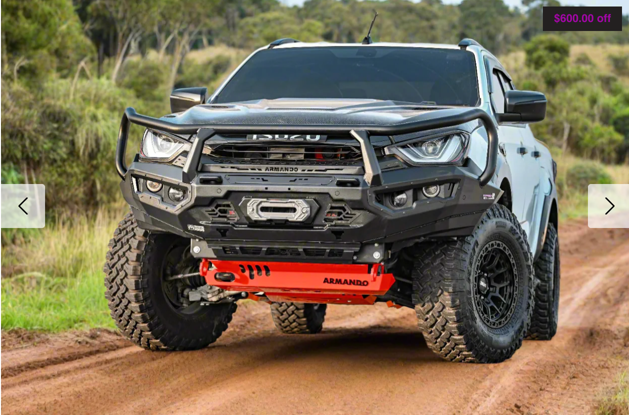ARMANDO - Spartan Hoop Bull Bar to Suit Isuzu D-max 2021 - 2023+