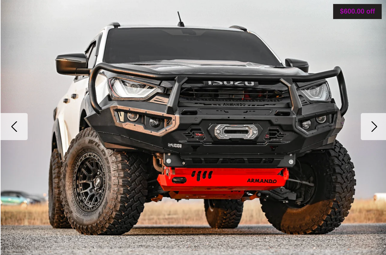 ARMANDO - Spartan Hoop Bull Bar to Suit Isuzu D-max 2021 - 2023+