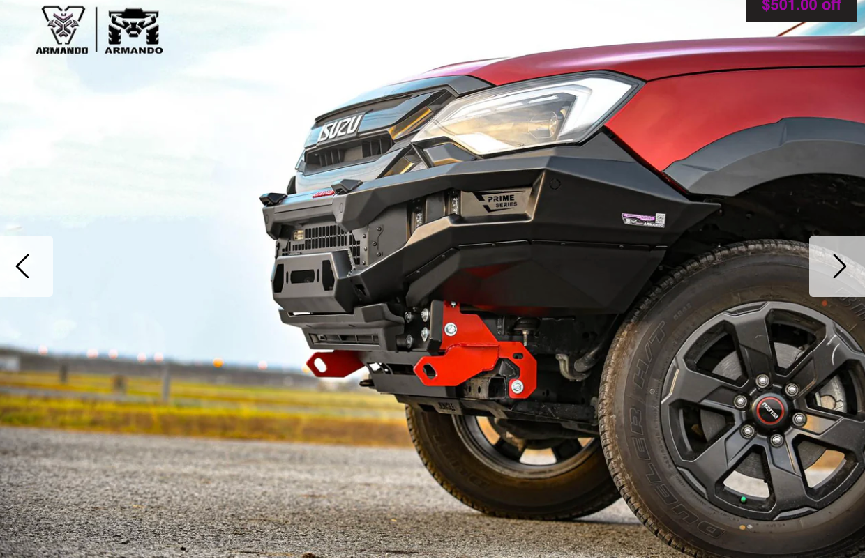 ARMANDO - Prime Bull Bar to Suit Isuzu D-Max 2024+