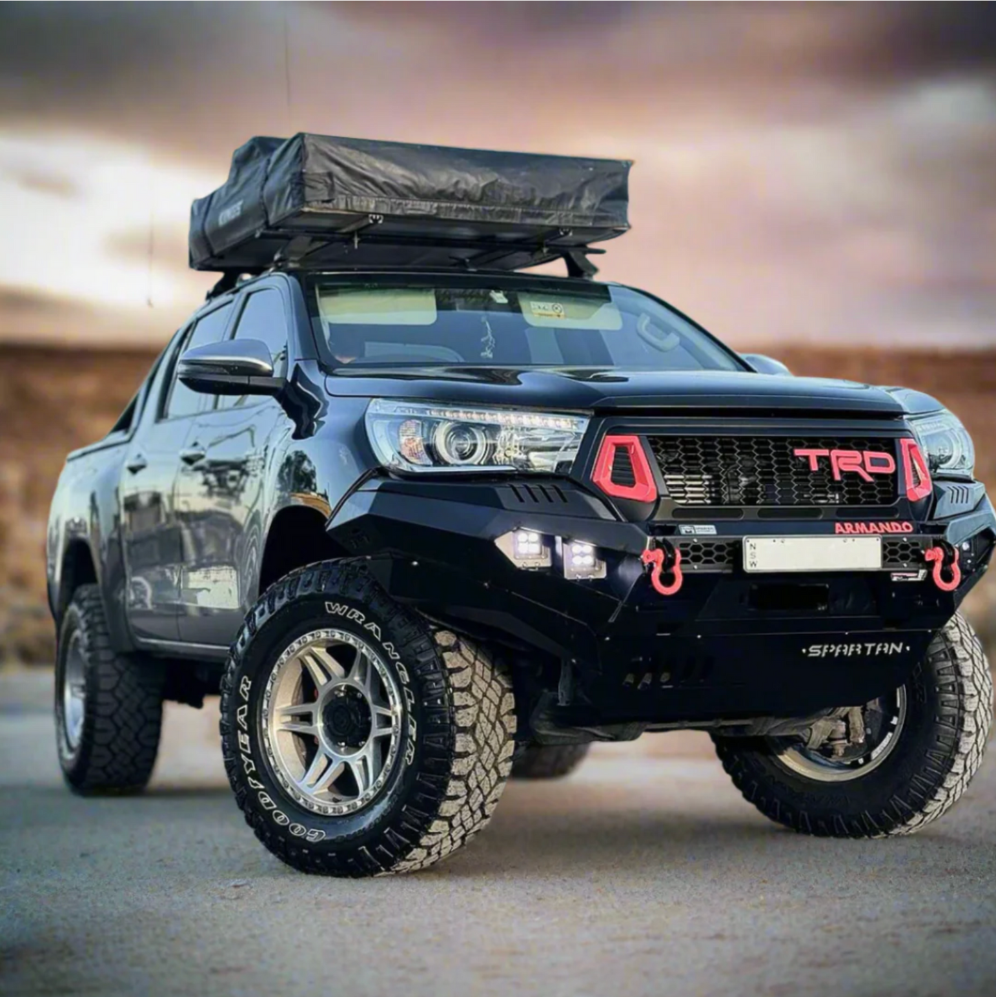 ARMANDO - Spartan Bull Bar to Suit Toyota Hilux Revo N80 (A3) 2015 - 2020 V.1