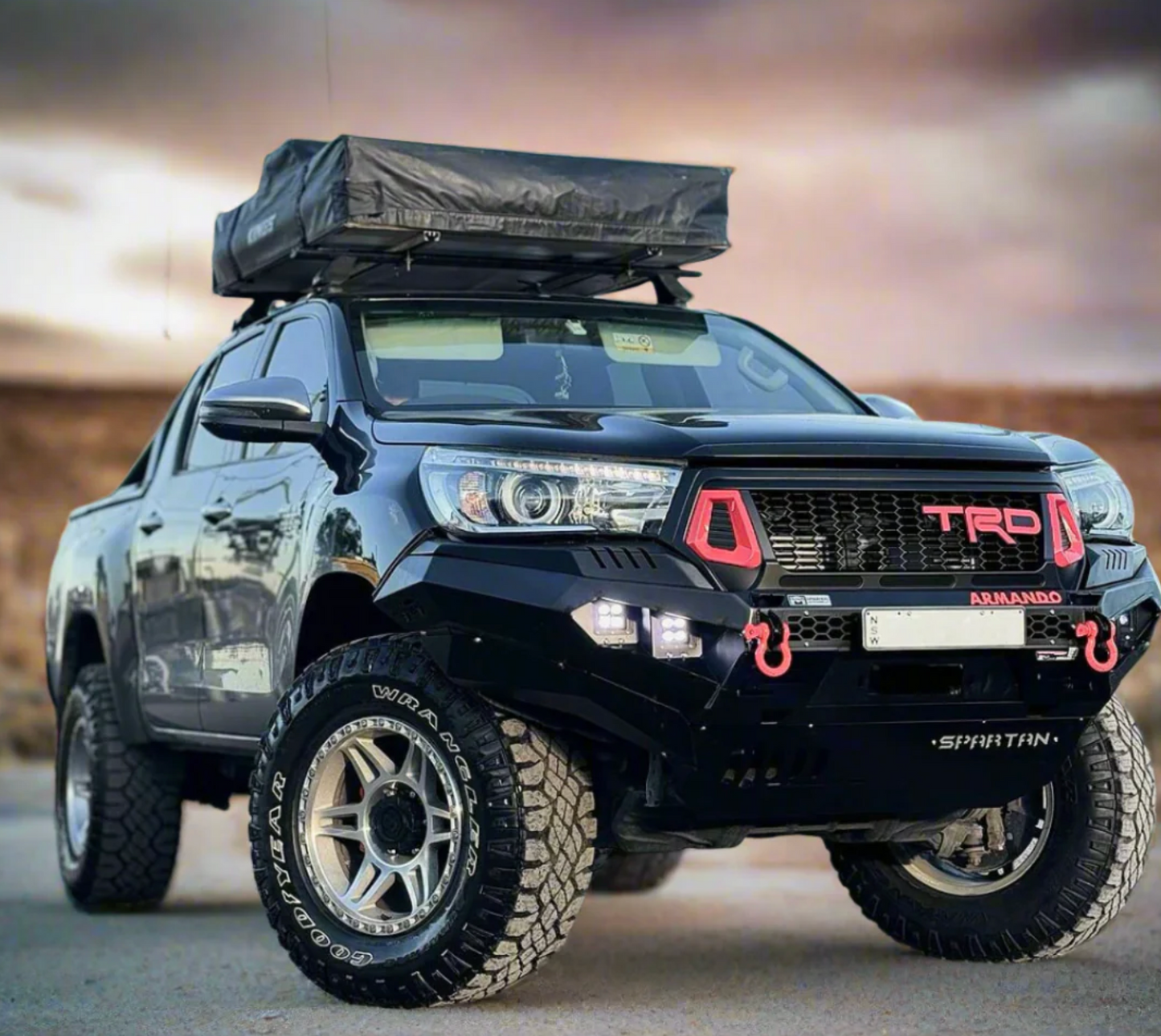 ARMANDO - Spartan Bull Bar to Suit Toyota Hilux Revo N80 (A3) 2015 - 2020 V.1