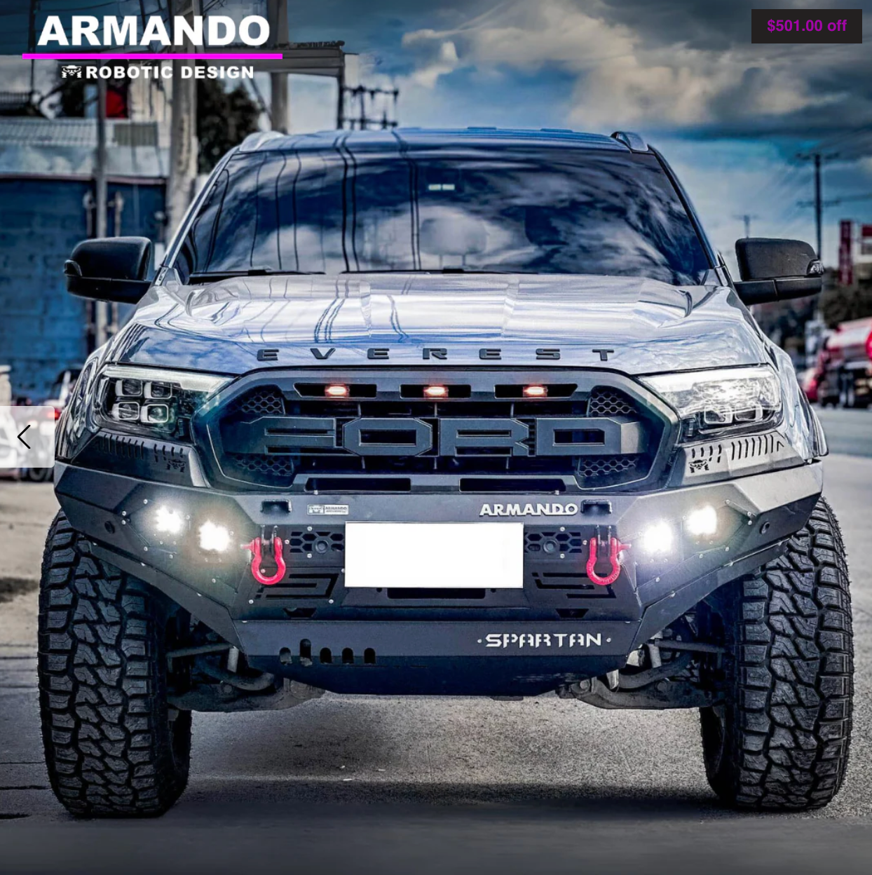 ARMANDO - Spartan Bull Bar to suit Ford Everest 2018-2022