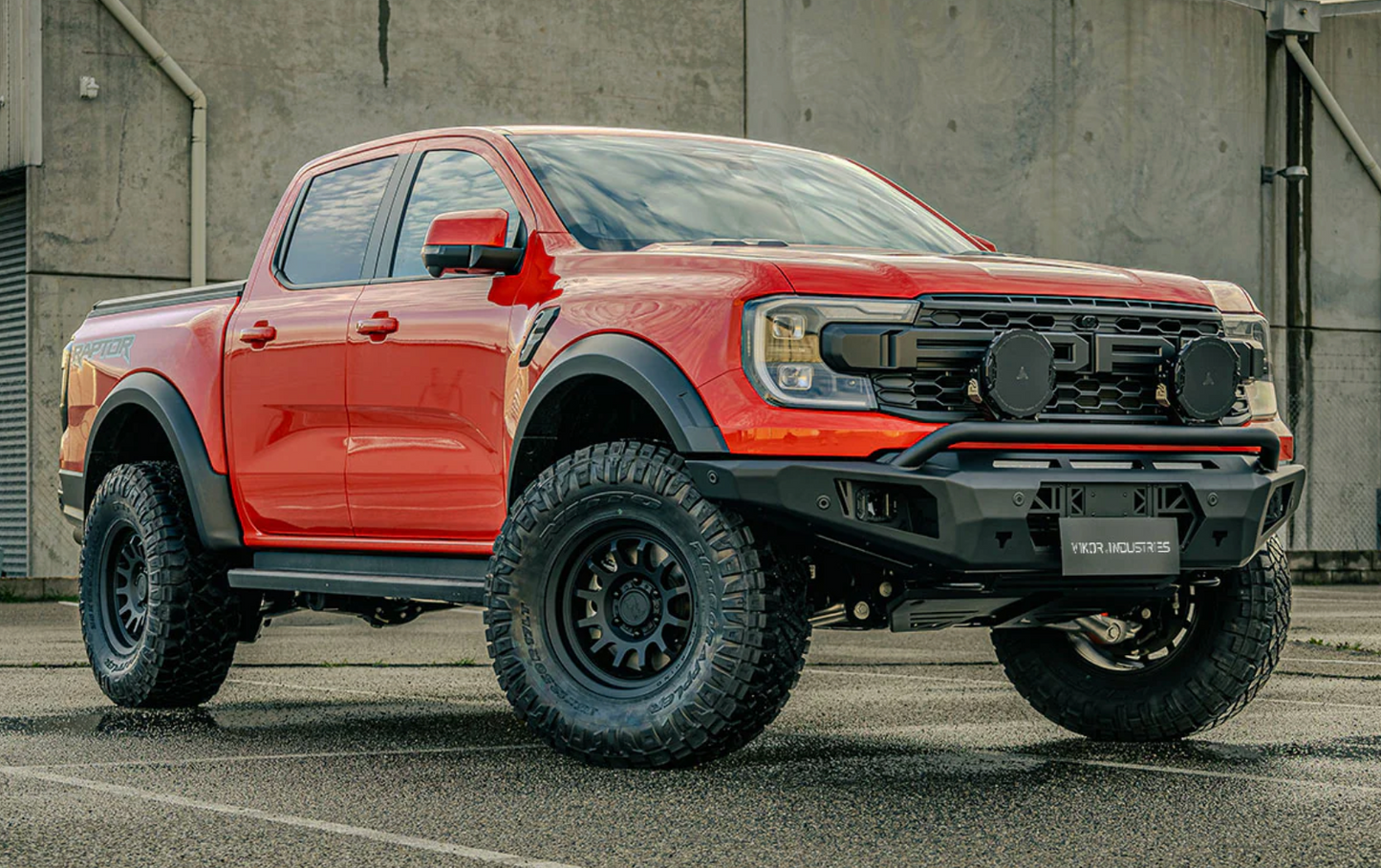 VIKOR: Next Gen Ford Ranger Raptor Bull Bar (Diablo - Pre-Runner)