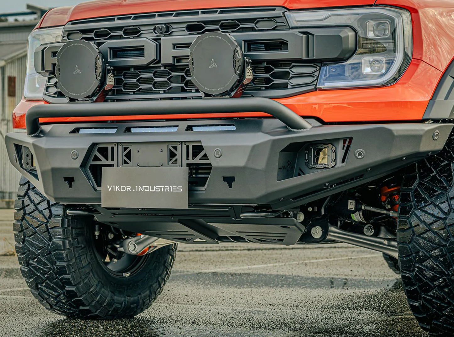 VIKOR: Next Gen Ford Ranger Raptor Bull Bar (Diablo - Pre-Runner)
