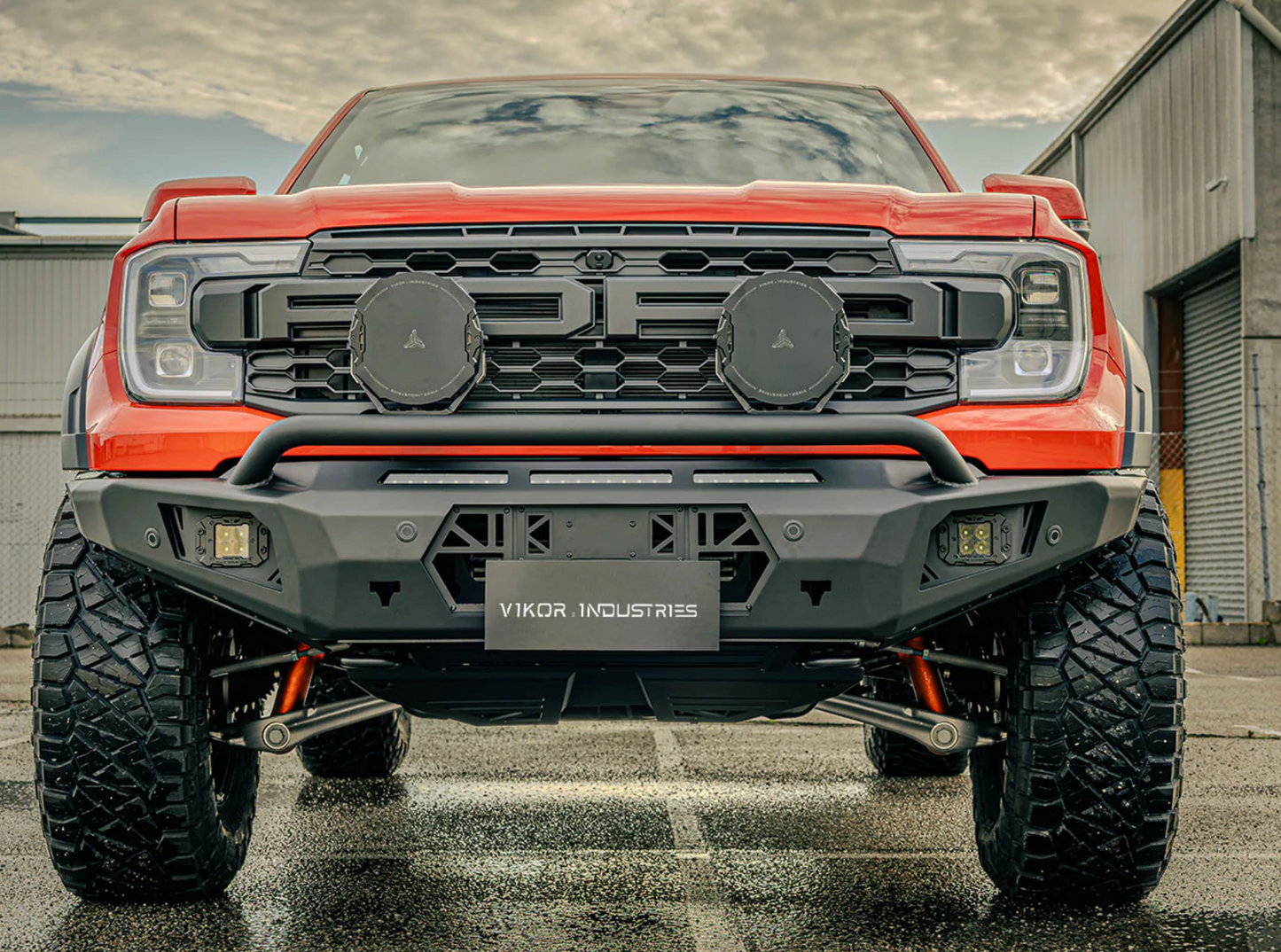 VIKOR: Next Gen Ford Ranger Raptor Bull Bar (Diablo - Pre-Runner)