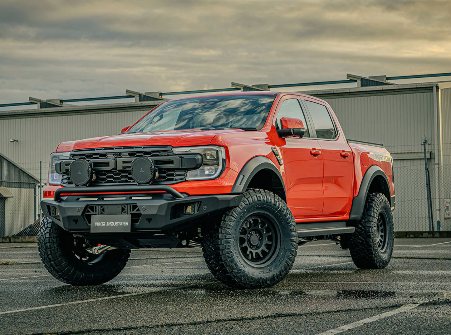VIKOR: Next Gen Ford Ranger Raptor Bull Bar (Diablo - Pre-Runner)