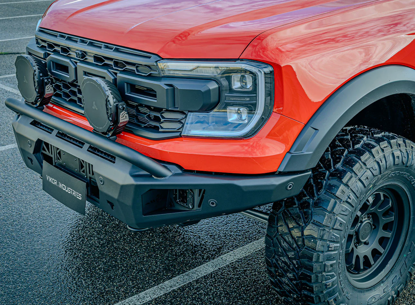 VIKOR: Next Gen Ford Ranger Raptor Bull Bar (Diablo - Pre-Runner)