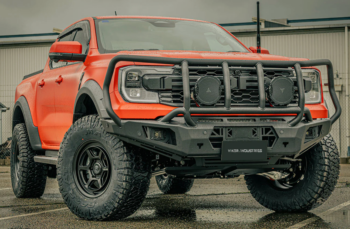 VIKOR: Diablo Bull Bar | Premium Lightweight Next Gen Ford Ranger Raptor Bull Bar (Full Guard)
