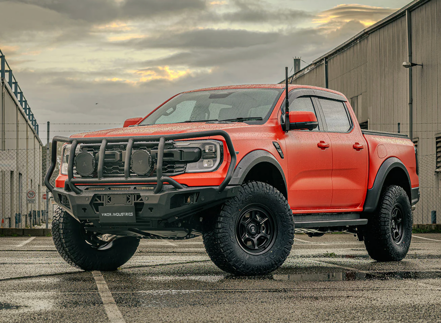 VIKOR: Diablo Bull Bar | Premium Lightweight Next Gen Ford Ranger Raptor Bull Bar (Full Guard)