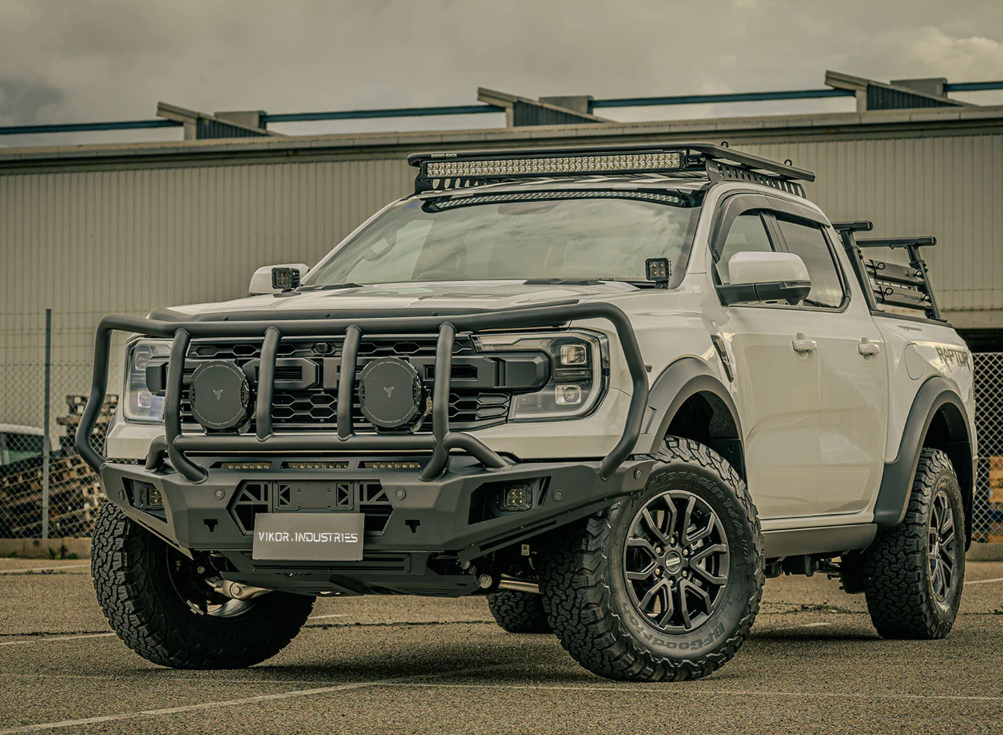 VIKOR: Diablo Bull Bar | Premium Lightweight Next Gen Ford Ranger Raptor Bull Bar (Full Guard)