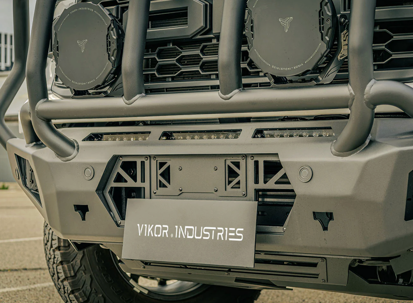 VIKOR: Diablo Bull Bar | Premium Lightweight Next Gen Ford Ranger Raptor Bull Bar (Full Guard)