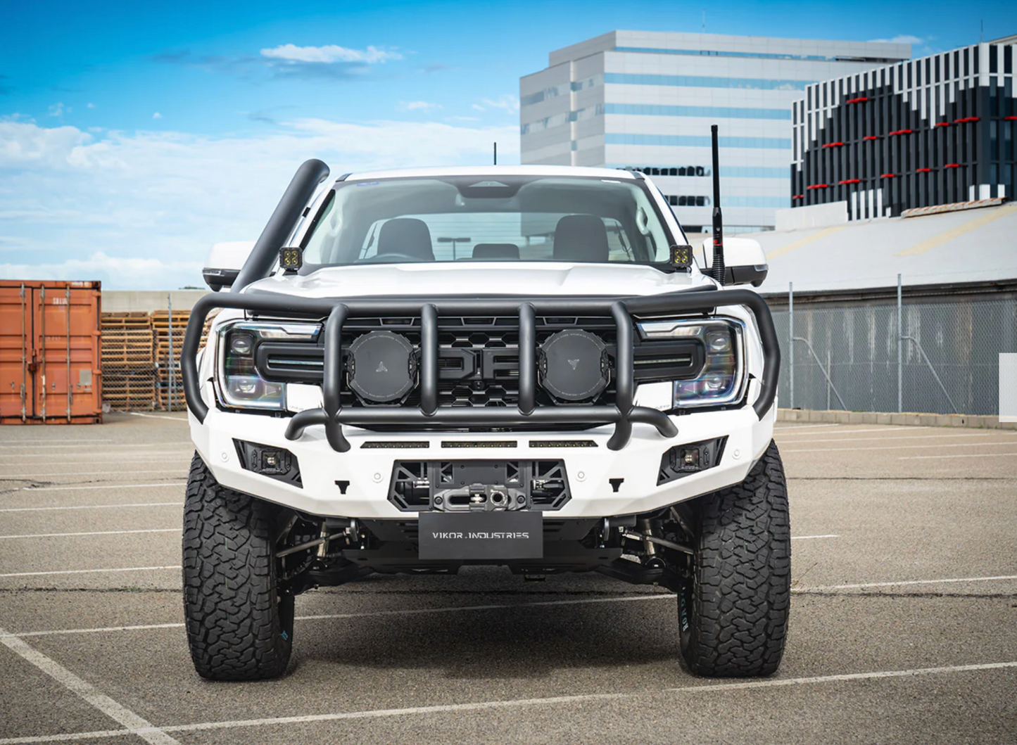 VIKOR: Diablo Bull Bar | Premium Lightweight Next Gen Ford Ranger Bull Bar (Full Guard)