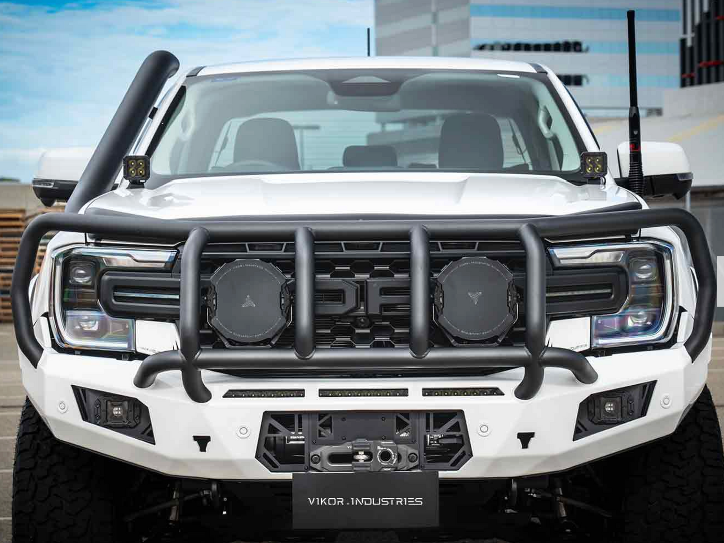 VIKOR: Diablo Bull Bar | Premium Lightweight Next Gen Ford Ranger Bull Bar (Full Guard)