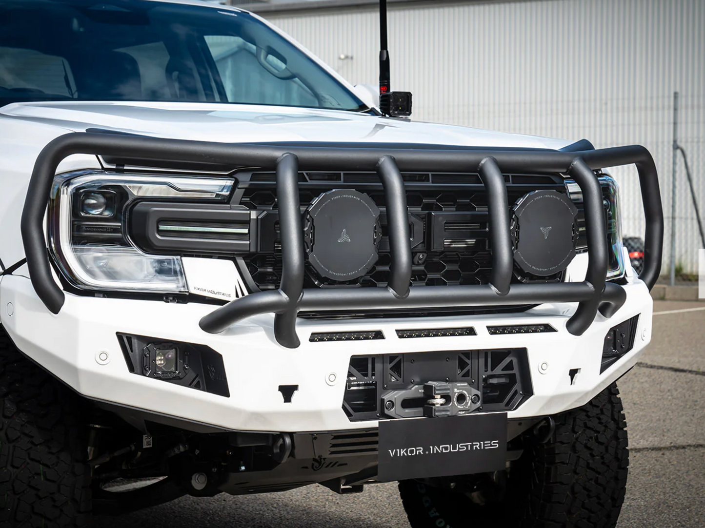 VIKOR: Diablo Bull Bar | Premium Lightweight Next Gen Ford Ranger Bull Bar (Full Guard)