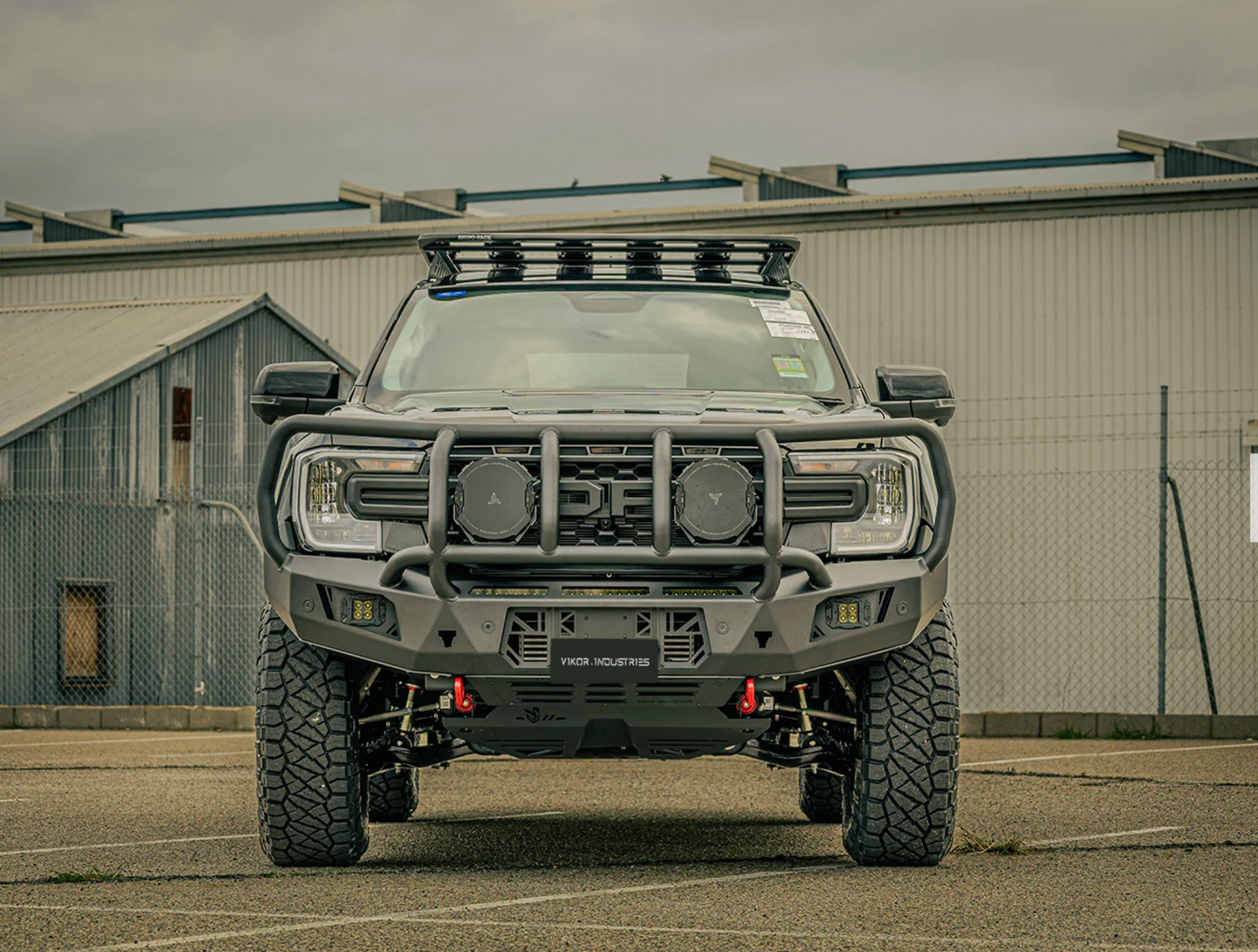 VIKOR: Diablo Bull Bar | Premium Lightweight Next Gen Ford Ranger Bull Bar (Full Guard)