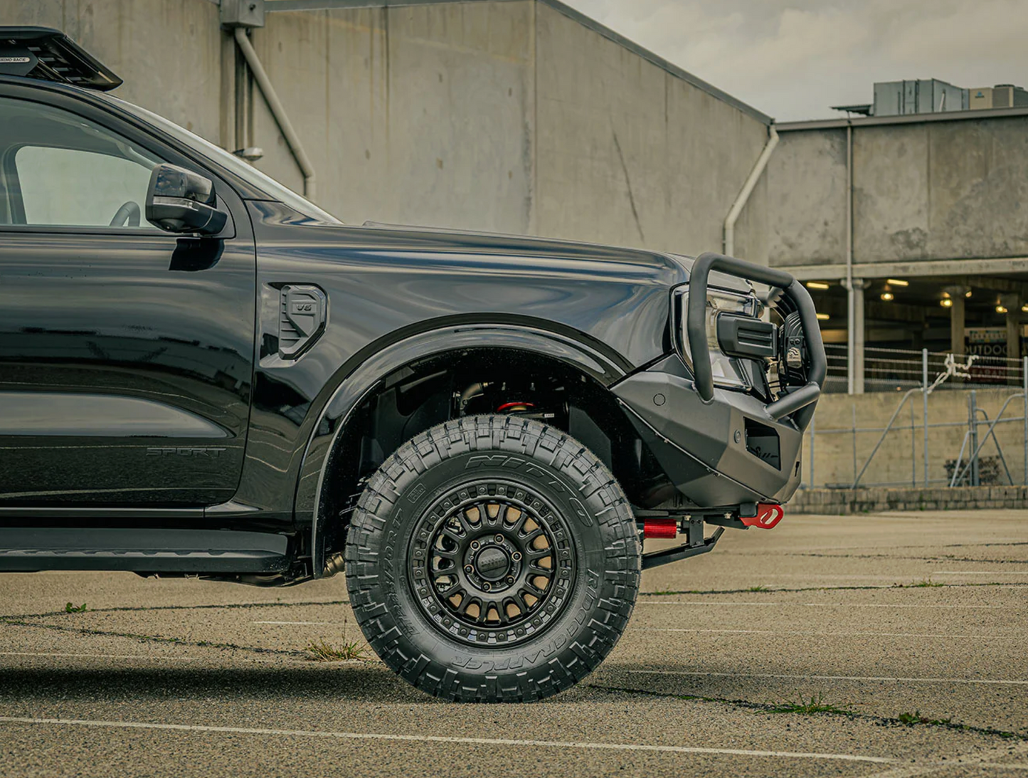 VIKOR: Diablo Bull Bar | Premium Lightweight Next Gen Ford Ranger Bull Bar (Full Guard)