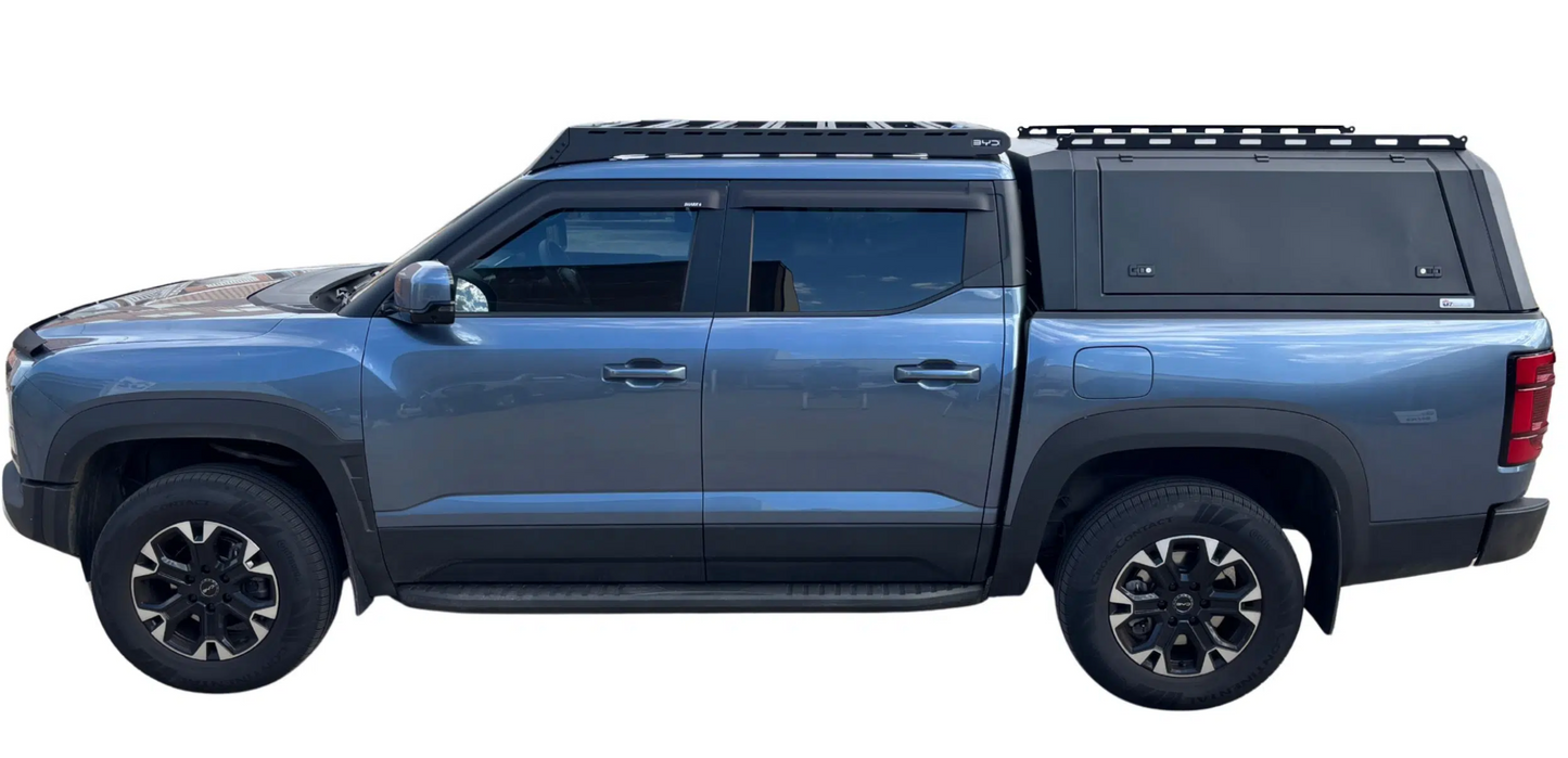 BYD Shark 6 2024+ to Current Heavy Duty Aluminium Black Canopy ( In Stock Now )