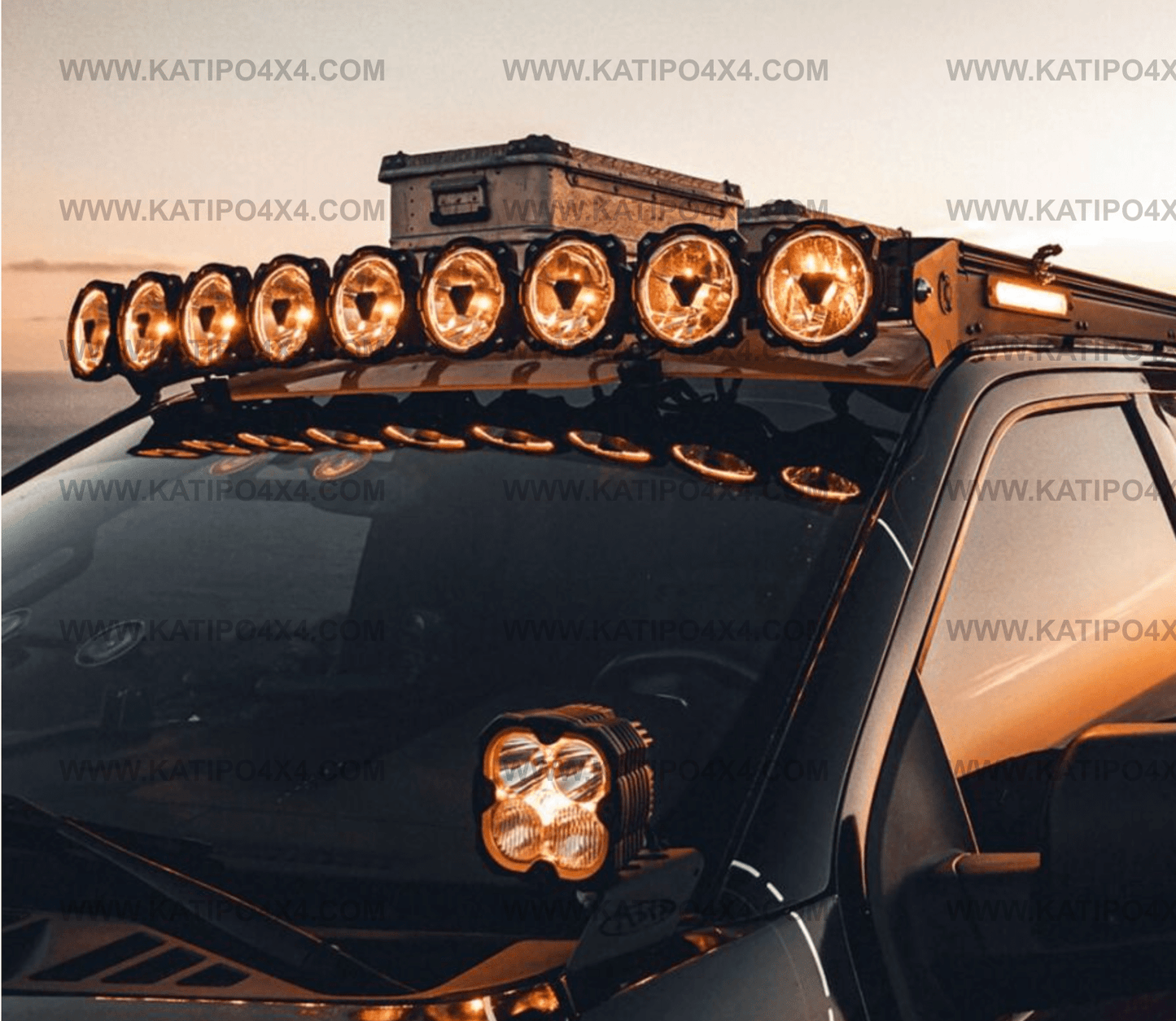 KC Hilites - Platform One™ Roof Rack with 360° Lighting - Ford F150/Raptor (2015-2026)