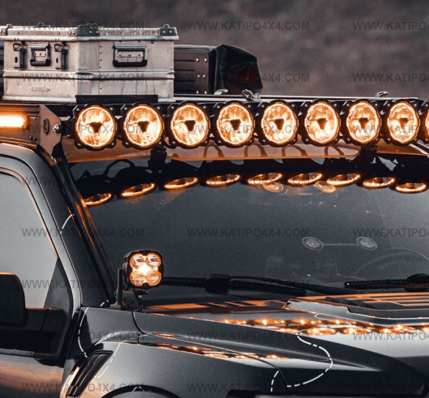 KC Hilites - Platform One™ Roof Rack with 360° Lighting - Ford F150/Raptor (2015-2026)
