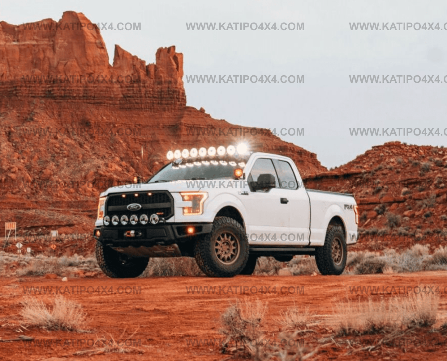 KC Hilites - Gravity® Titan® Overhead Light Bar for Ford F-150 & Raptor ( 2015-2026 )