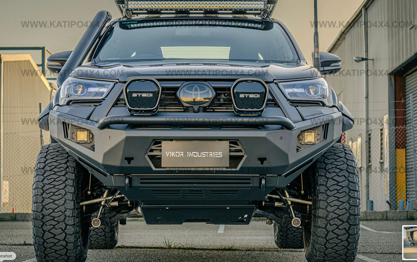 VIKOR  - Toyota Hilux Rogue Bull Bar (2023-25) | Diablo (Pre-Runner)