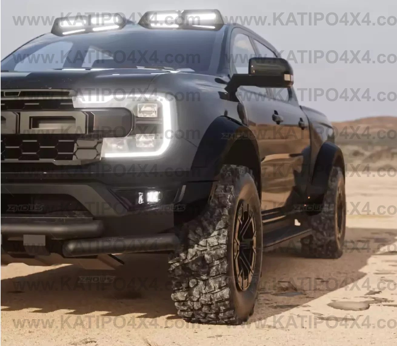 +50mm NEXT-GEN RANGER RAPTOR - WIDE BODY Wheel Arch FLARES ( CLIP ON STYLE )  NEW ZEALAND ONLY PRICE
