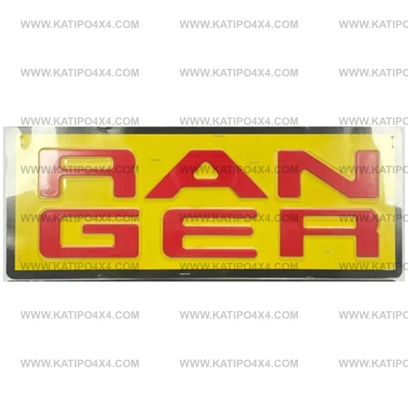 Ford Ranger & Raptor T9 2022-202^+ Back Tailgate 3D letters