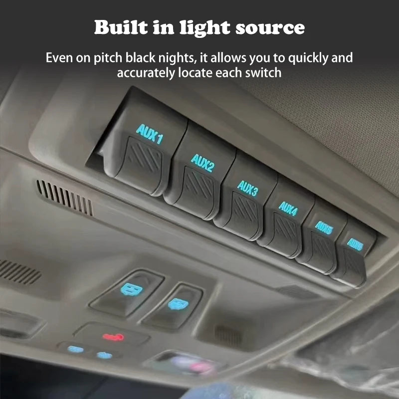 Rocker Switch Panel 12V 6 Gang For NEXT-GEN Ford Ranger & Everest 2022 ...