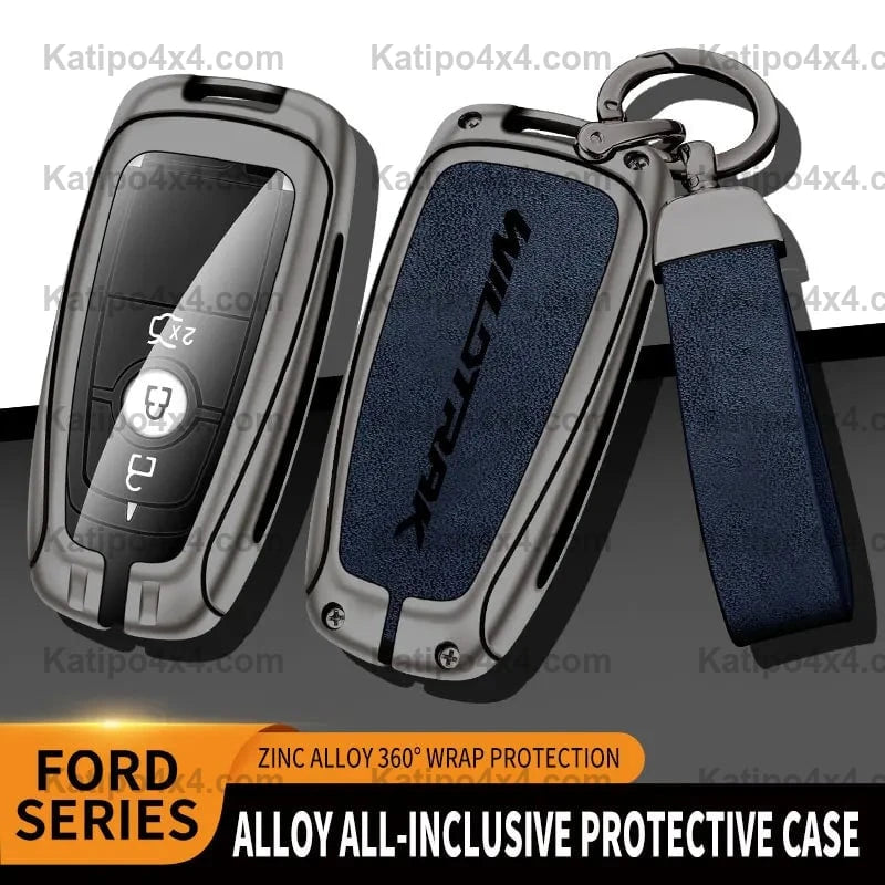 Zinc Alloy Car Remote Key Case For Ford Ranger Wildtrak Remote Control ...