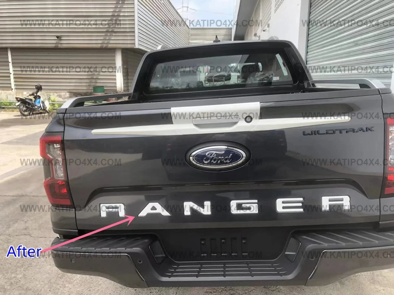 Ford Ranger & Raptor T9 2022-202^+ Back Tailgate 3D letters