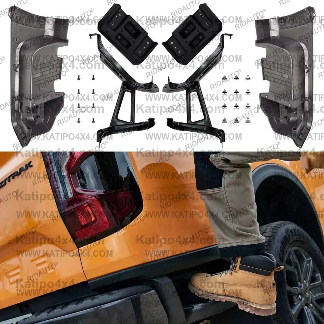 Ford Ranger Added Rear Step 2022+ NEXT-GEN FORD RANGER Rear Side Step Upgrade – KATIPO 4X4™