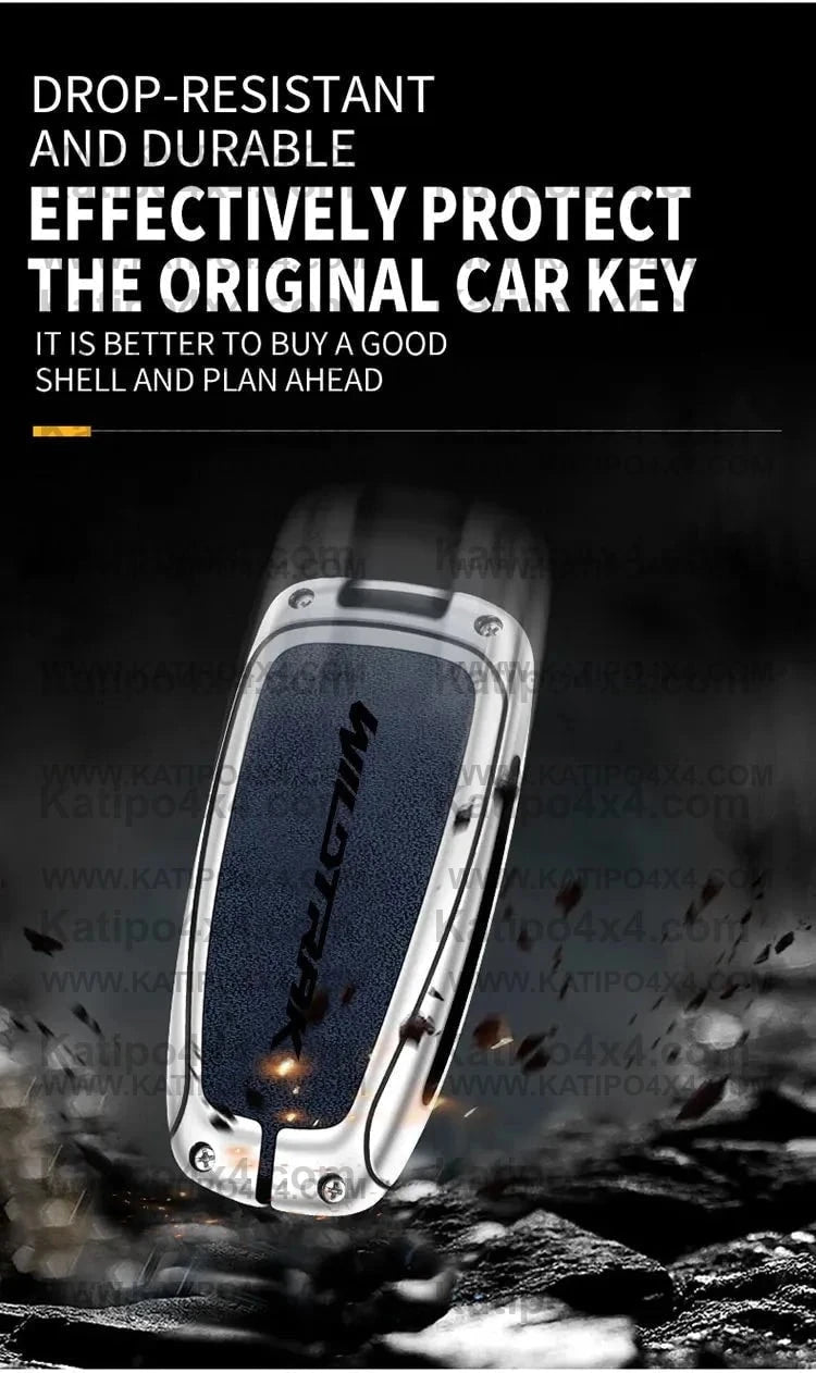 Ford Ranger Remote Cover Zinc Alloy Car Remote Key Case For Ford Ranger Wildtrak Remote Control ...