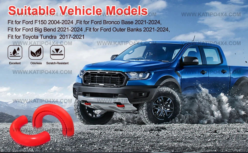 Tow Mount Covers for Ford RANGER RAPTOR Tow Hook Cover ( Pair ) FREE Worldwide shipping