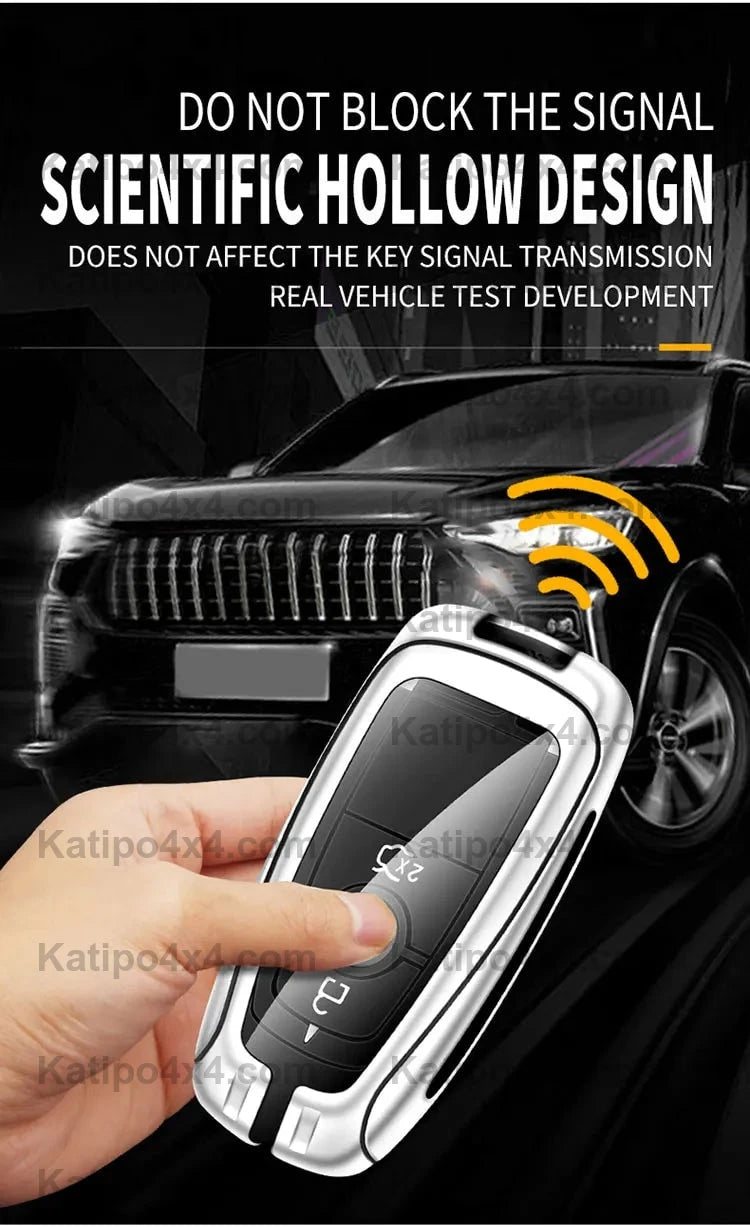 Zinc Alloy Car Remote Key Case For Ford Ranger Wildtrak Remote Control ...