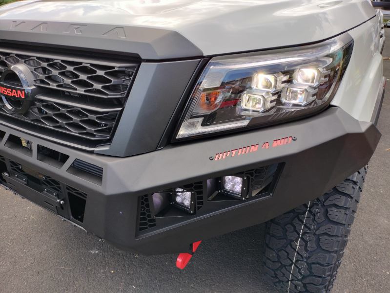 OPTION4WD - V.1 FRONT WINCH BAR - NISSAN NAVARA 2020+