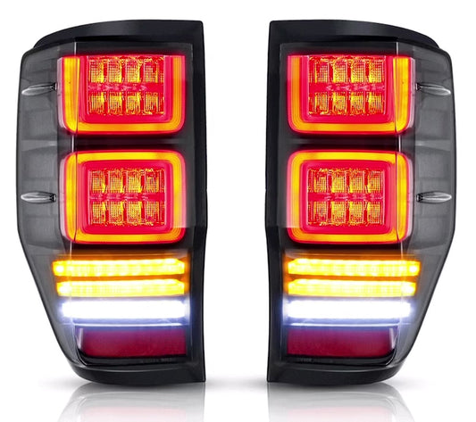 FORD RANGER & RAPTOR LED REAR TAIL LIGHTS, TYPE - TERMINATOR (2012-2022) ( FREE WORLDWIDE SHIPPING )