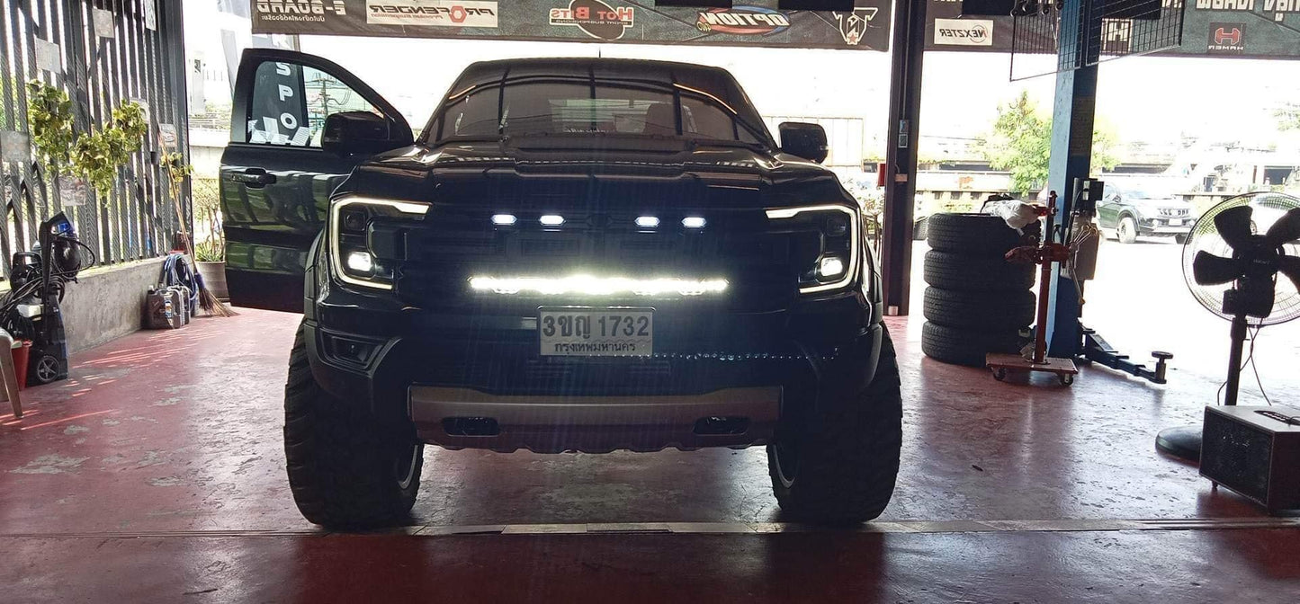 NEXT-GEN BEHIND GRILL LED LIGHT BAR AND BRACKETS 2023+ ( RAPTOR & RANGER )