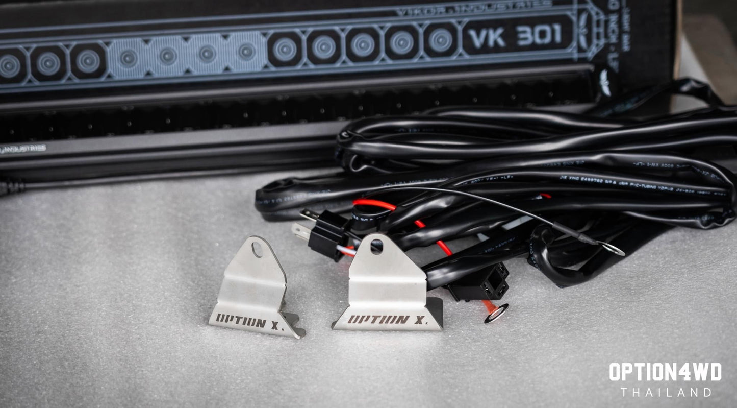 NEXT-GEN BEHIND GRILL LED LIGHT BAR AND BRACKETS 2023+ ( RAPTOR & RANGER )