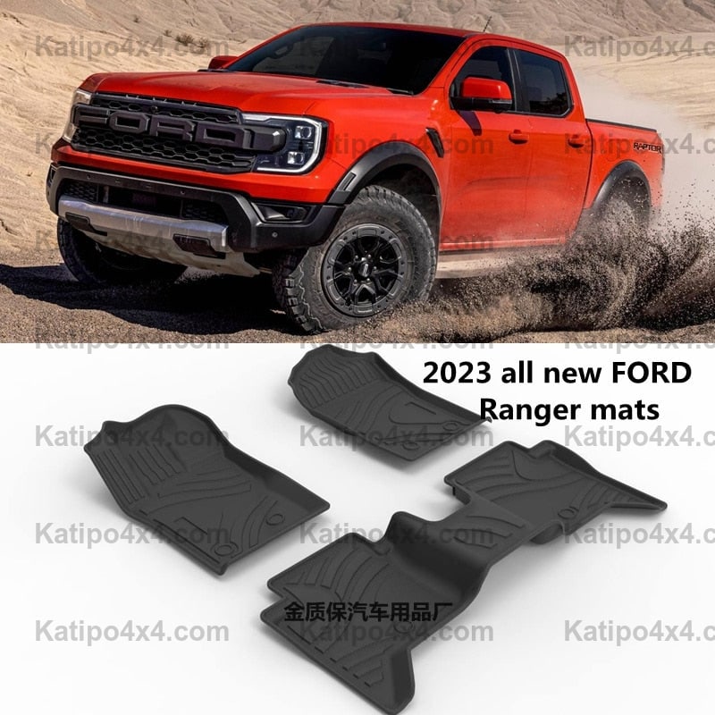 2023+ Ford Ranger Raptor waterproof floor mats RHD or LHD – KATIPO 4X4™
